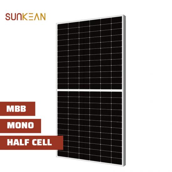 halb geschnittenes 550-W-Solarmodul mit 182 mm Zellengröße
