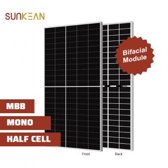 210 555W bifacial solar panel