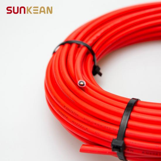 EN 50618 Single Solar 25mm Cable SUNKEAN PV TUV Rhein and UL Double Certified Cable