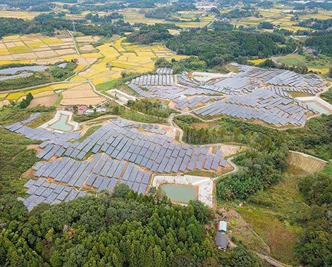  60MW  SUIMEI Solarenergiesystemprojekt in Japan 2020 