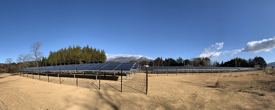  49,5 kw Yamanashi-ken Solarkraftwerk in Japan 2019 